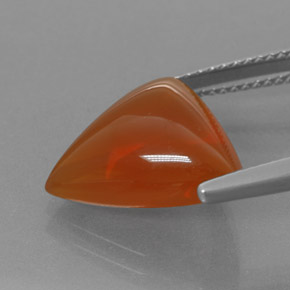 Opale de feu Orange naturelle Trillion, 5.21 ct, Transparent