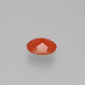 Opale de feu orange naturelle coupe ovale, 0,74 ct, transparent