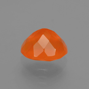 Opale de feu orange naturelle coupe ovale, 1,09 ct, transparent