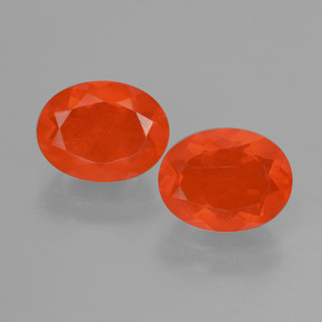 Achetez naturel 2.11ct Orange Opale de feu gems, Coupe ovale, En provenance Mexique chez GemSelect. En stock, livraison internationale!