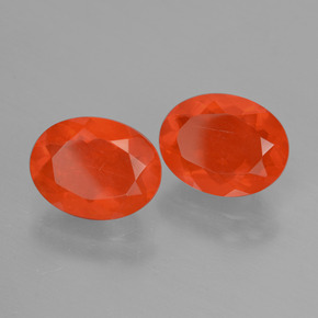 Achetez naturel 2.11ct Orange Opale de feu gems, Coupe ovale, En provenance Mexique chez GemSelect. En stock, livraison internationale!