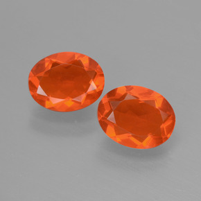 Achetez naturel ct orange opale de feu gems, coupe ovale, en provenance mexique chez gemselect. en stock, livraison internationale!