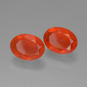 Achetez naturel 1,23ct orange opale de feu gems, coupe ovale, en provenance mexique chez gemselect. en stock, livraison internationale!