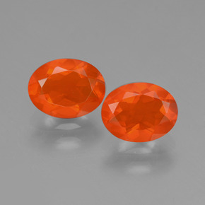 Achetez naturel 1,40ct orange opale de feu gems, coupe ovale, en provenance mexique chez gemselect. en stock, livraison internationale!