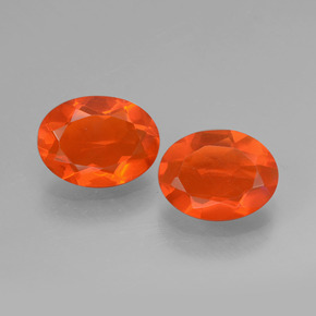 Achetez naturel ct Orange Opale de feu gems, Coupe ovale, En provenance Mexique chez GemSelect. En stock, livraison internationale!