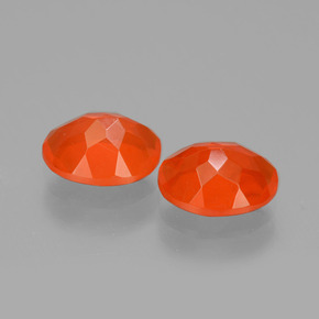 Achetez naturel 1.41ct Orange rouge foncé Opale de feu gems, Coupe ovale, En provenance Mexique chez GemSelect. En stock, livraison internationale!