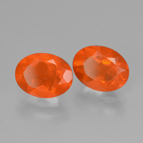 Achetez naturel 1,57ct orange opale de feu gems, coupe ovale, en provenance mexique chez gemselect. en stock, livraison internationale!