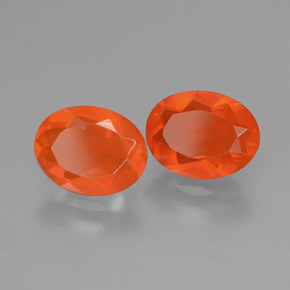 Achetez naturel 1,35ct orange opale de feu gems, coupe ovale, en provenance mexique chez gemselect. en stock, livraison internationale!