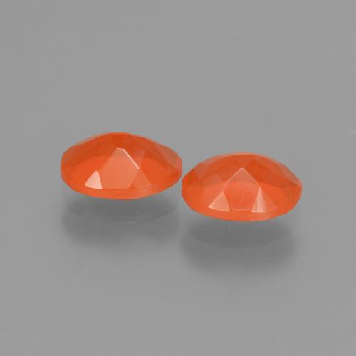 Achetez naturel 1.29ct Orange feu Opale de feu gems, Coupe ovale, En provenance Mexique chez GemSelect. En stock, livraison internationale!