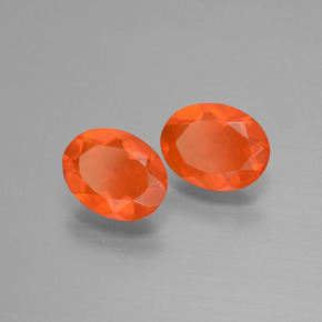 Achetez naturel 1,15ct orange opale de feu gems, coupe ovale, en provenance mexique chez gemselect. en stock, livraison internationale!