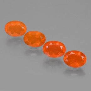 Achetez naturel ct orange opale de feu gems, coupe ovale, en provenance mexique chez gemselect. en stock, livraison internationale!