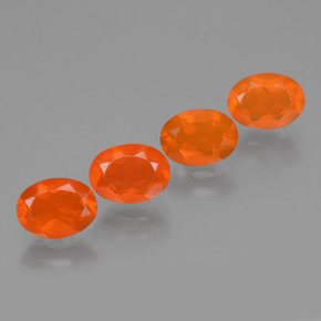 Achetez naturel ct orange opale de feu gems, coupe ovale, en provenance mexique chez gemselect. en stock, livraison internationale!