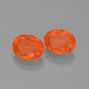 Achetez naturel ct Orange Opale de feu gems, Coupe ovale, En provenance Mexique chez GemSelect. En stock, livraison internationale!