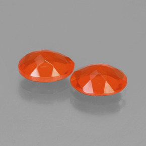 Achetez naturel 1,38ct orange opale de feu gems, coupe ovale, en provenance mexique chez gemselect. en stock, livraison internationale!