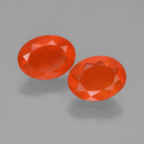 Achetez naturel 1,34ct orange opale de feu gems, coupe ovale, en provenance mexique chez gemselect. en stock, livraison internationale!