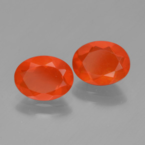 Achetez naturel 1,34ct orange opale de feu gems, coupe ovale, en provenance mexique chez gemselect. en stock, livraison internationale!