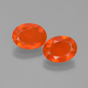 Achetez naturel 1,19ct orange opale de feu gems, coupe ovale, en provenance mexique chez gemselect. en stock, livraison internationale!