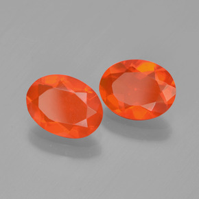 Achetez naturel 1,19ct orange opale de feu gems, coupe ovale, en provenance mexique chez gemselect. en stock, livraison internationale!