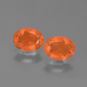 Achetez naturel ct orange opale de feu gems, coupe ovale, en provenance mexique chez gemselect. en stock, livraison internationale!