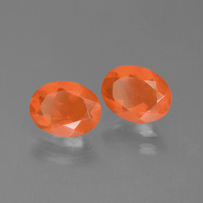Achetez naturel ct orange opale de feu gems, coupe ovale, en provenance mexique chez gemselect. en stock, livraison internationale!