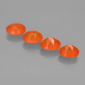 Achetez naturel 3,20ct orange opale de feu gems, coupe ovale, en provenance mexique chez gemselect. en stock, livraison internationale!
