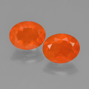 Achetez naturel 2,19ct orange opale de feu gems, coupe ovale, en provenance mexique chez gemselect. en stock, livraison internationale!