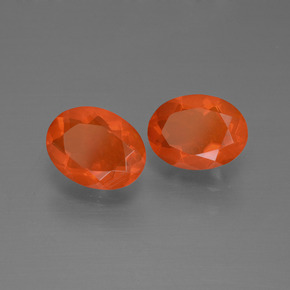 Achetez naturel 1,51ct orange opale de feu gems, coupe ovale, en provenance mexique chez gemselect. en stock, livraison internationale!