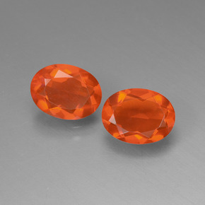 Achetez naturel ct orange opale de feu gems, coupe ovale, en provenance mexique chez gemselect. en stock, livraison internationale!