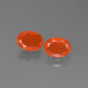 Achetez naturel ct orange opale de feu gems, coupe ovale, en provenance mexique chez gemselect. en stock, livraison internationale!