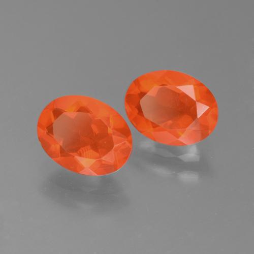 Achetez naturel 1.37ct Orange feu Opale de feu gems, Coupe ovale, En provenance Mexique chez GemSelect. En stock, livraison internationale!