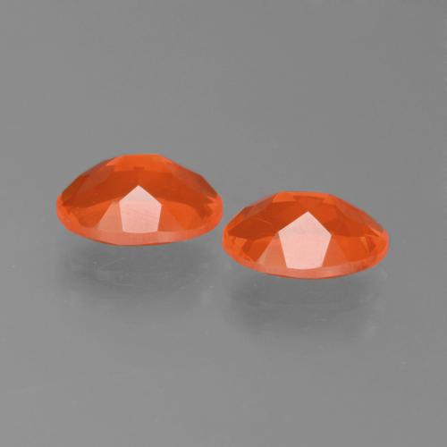Achetez naturel 1.37ct Orange feu Opale de feu gems, Coupe ovale, En provenance Mexique chez GemSelect. En stock, livraison internationale!