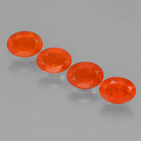 Achetez naturel 1,81ct orange opale de feu gems, coupe ovale, en provenance mexique chez gemselect. en stock, livraison internationale!