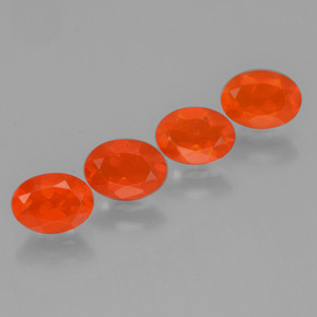 Achetez naturel 1,81ct orange opale de feu gems, coupe ovale, en provenance mexique chez gemselect. en stock, livraison internationale!