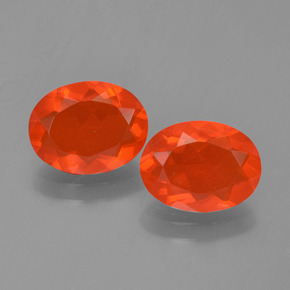 Achetez naturel 1,80ct rouge opale de feu gems, coupe ovale, en provenance mexique chez gemselect. en stock, livraison internationale!