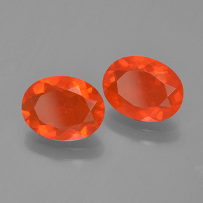 Achetez naturel 1,80ct rouge opale de feu gems, coupe ovale, en provenance mexique chez gemselect. en stock, livraison internationale!