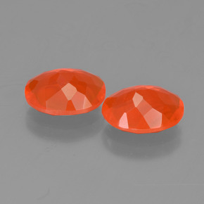 Achetez naturel 1,80ct rouge opale de feu gems, coupe ovale, en provenance mexique chez gemselect. en stock, livraison internationale!
