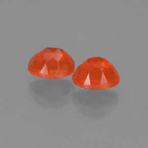Achetez naturel 1.34ct Orange Opale de feu gems, Coupe ovale, En provenance Mexique chez GemSelect. En stock, livraison internationale!