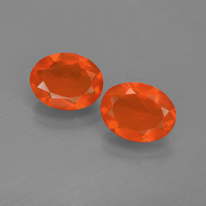 Achetez naturel 1,29ct rouge opale de feu gems, coupe ovale, en provenance mexique chez gemselect. en stock, livraison internationale!