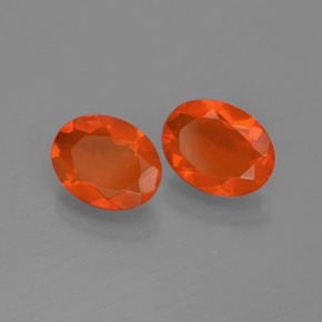 Achetez naturel 1,29ct rouge opale de feu gems, coupe ovale, en provenance mexique chez gemselect. en stock, livraison internationale!
