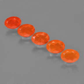 Achetez naturel ct orange opale de feu gems, coupe ovale, en provenance mexique chez gemselect. en stock, livraison internationale!