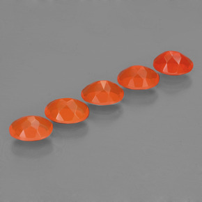 Achetez naturel ct orange opale de feu gems, coupe ovale, en provenance mexique chez gemselect. en stock, livraison internationale!