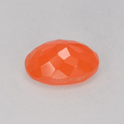Opale de feu Orange feu naturelle Coupe ovale, 0.75 ct, Transparent