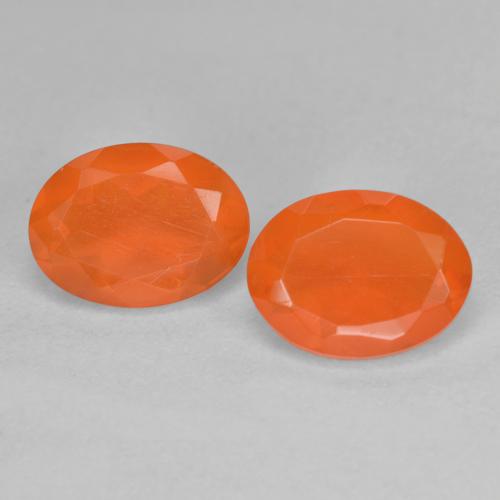 Achetez naturel 1,50ct orange opale de feu gems, coupe ovale, en provenance mexique chez gemselect. en stock, livraison internationale!