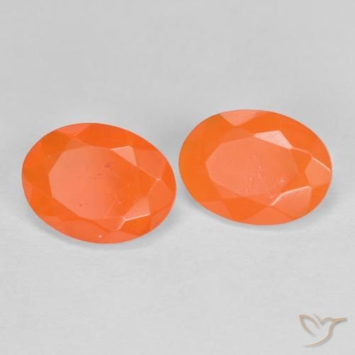 Shop natural 1.22ct Orange moyen Opale de feu gems, ovale, from Mexique at GemSelect. In stock, global shipping!