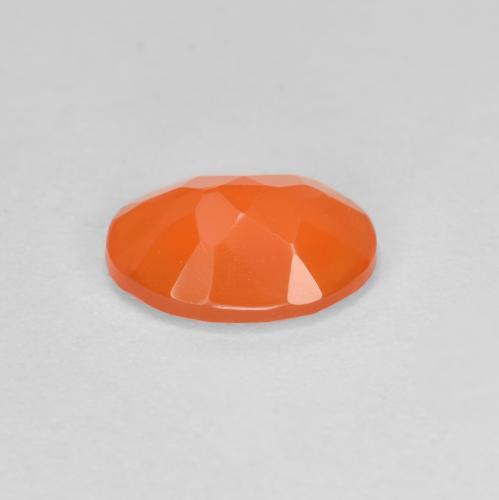 Opale de feu Orange feu naturelle Coupe ovale, 0.53 ct, Transparent