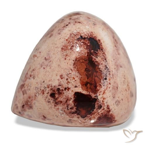Opale de feu multicolore de 14,71 ct, en forme de poire, opaque