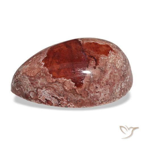 Opale de feu multicolore naturelle en forme de poire, 9,96 ct, opaque