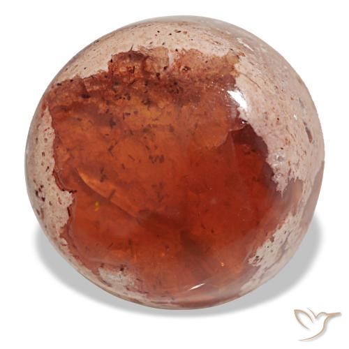 Opale de feu multicolore naturelle coupe roude, 12,24 ct, opaque