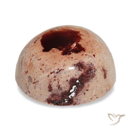 Opale de feu multicolore naturelle coupe roude, 10,30 ct, opaque