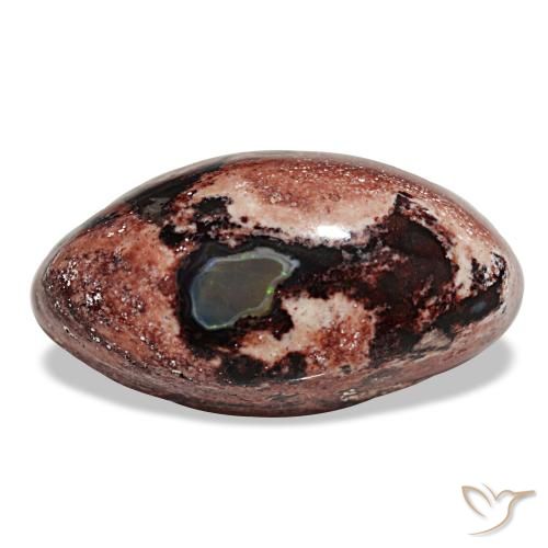 Opale de feu multicolore de 12,75 ct, marquise, opaque